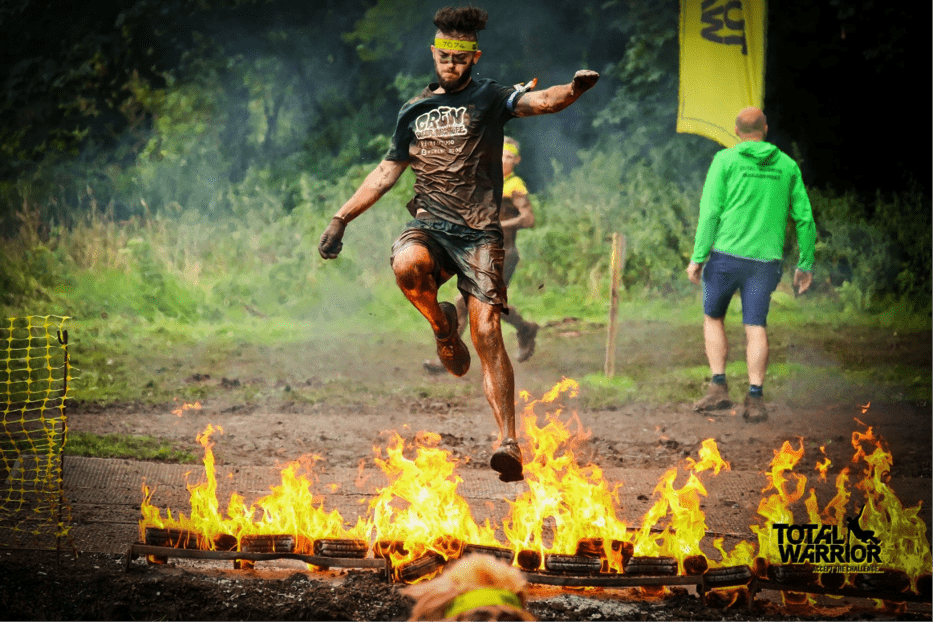 Crew Total Warrior firewalk fundraising