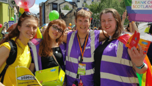 crew staff out on streets